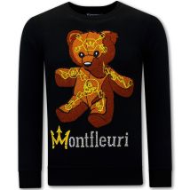 Montfleuri Sweater met print teddy bear 3617