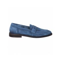 Walk in the Park D104 jeans blauw suède mocassins