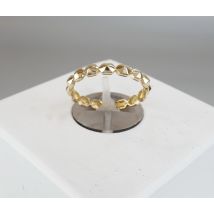 Christian 14 karaat gouden blokjes ring