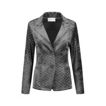 Helena Hart 7424 velours kort arcade grey