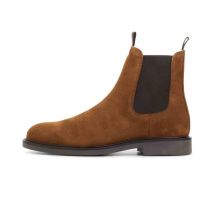 Garment Project Chelsea boot cognac suede gp2351-650