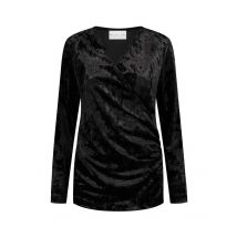 Helena Hart 7463 overslag top velvet
