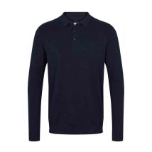 Kronstadt Ks3876 lamon cashmere polo knit navy