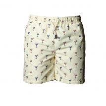 Sanwin Zwemshort venice cocktail yellow son