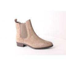 Unisa Barty ks taupe dames enkellaarzen gekleed