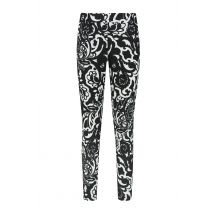 Helena Hart Broek print 7413fio fiore zwart/wit