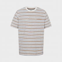 Kronstadt Ks4035 ledger irregulier stripe tee wood stripe