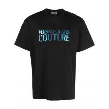 Versace Jeans Versace jeans couture branding t-shirt iridescent