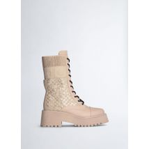 Liu Jo High combat boots h sequins cream