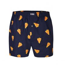 Happy Shorts Wijde boxershort heren pizza print