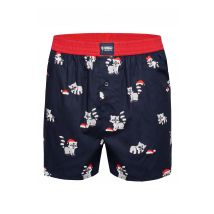 Happy Shorts Wijde kerst boxershort heren xmas wasbeer