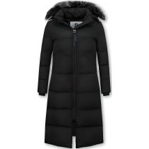 Matogla Puffer jacket lang met capuchon