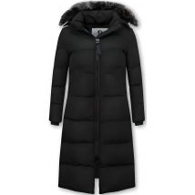 Matogla Puffer jacket lang met capuchon