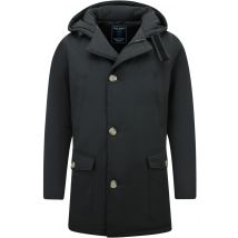Enos Lange parka met capuchon