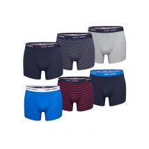 Happy Shorts Boxershorts heren multipack 6-pack effen / gestreept