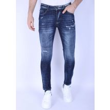 Local Fanatic Gescheurde spijkerbroeken slim fit 1100