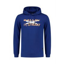 Ballin Amsterdam X FC Straat - Heren Slim Fit Hoodie - Cobalt