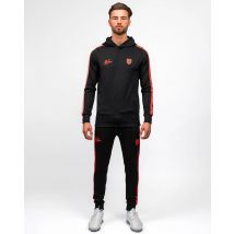 Malelions Academy hoodie black-neon red ms2-aw23-11-914