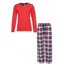 By Louise Dames pyjama set met flanellen pyjamabroek
