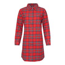 By Louise Dames pyjama nachthemd flanel geruit
