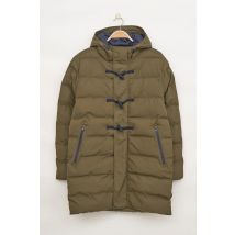 Batela Khaki puffer heren winterregenjas bloemendaal -