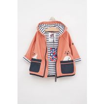 Batela Donker- baby regenjas cerfontaine -