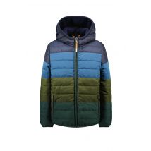 Moodstreet Jongens winterjas colourblock stripe