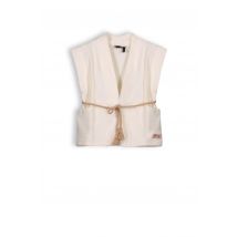 NoNo Meisjes gilet kila pearled ivory