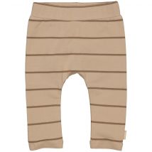 Quapi Newborn baby jongens joggingbroek clint aop brown soft stripes