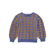 Levv Meisjes sweater giorgi aop moon check