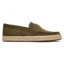 Toms Stanford rope 2.0 10019911 dark olive suede 3126