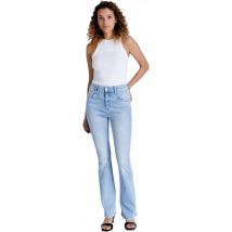 Cup of Joe Ultra high waist flare light blue