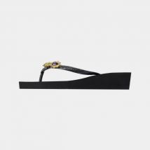 Uzurii T mid heel switch black