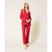 Twin-set Jacquard satijnen pyjama