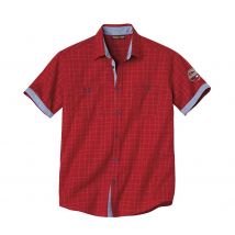 Atlas For Men Heren nautisch poplin overhemd