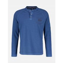 Lerros Shirt met serafino kraag