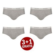 Sloggi Basic midi 4-pack grijs