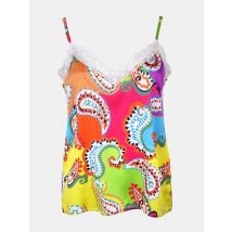 Mucho Gusto Slip top met paisley