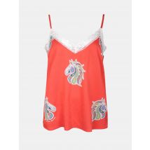 Mucho Gusto Slip top met paarden paisley