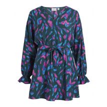 Vila Vidogma ema v-neck ls dresssur dessin