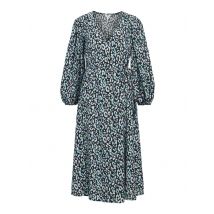 Object Objleonora ls wrap midi dress noos dessin