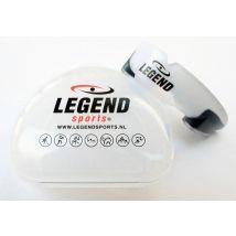 Legend Sports Anti shock gebitsbeschermer heren/dames zwart-transp hoogste kwaliteit triple layer gel technologie optima forma fitting