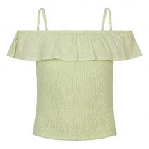 Indian Blue Meisjes top smock strapless licht pastel