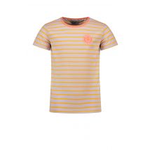 Moodstreet Meisjes t-shirt gestreept lavender