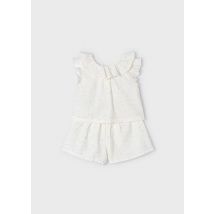 Mayoral Meisjes shorts set natural