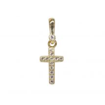 Christian Gouden miniatuur kruis hanger