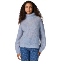 Y.A.S Yaslambi ls knit rollneck pullover s. dusty blue