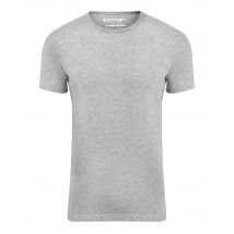 Garage Basis t-shirt ronde hals bodyfit grijs