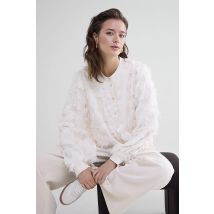 Summum 2s3189-12066 blouse fringe fluffy