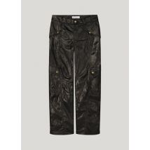 Summum 4s2724-12146 cargo pants gold foil coated twill